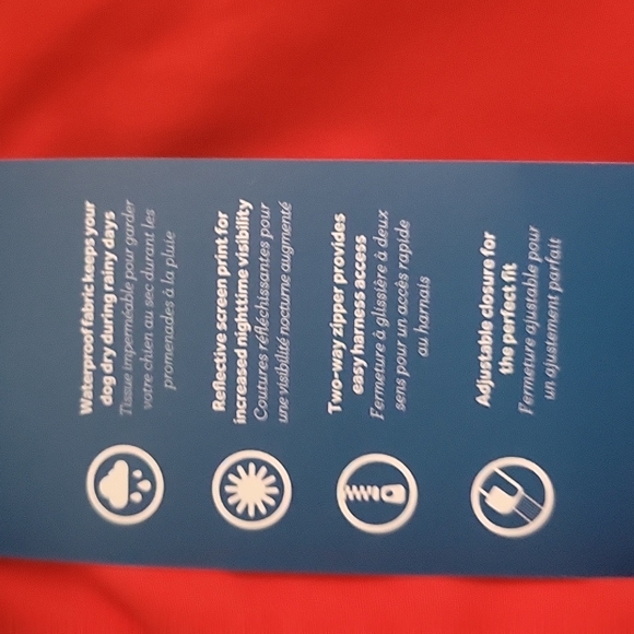 Rcpets  red dog drift coat size 22" - Picture 5 of 7